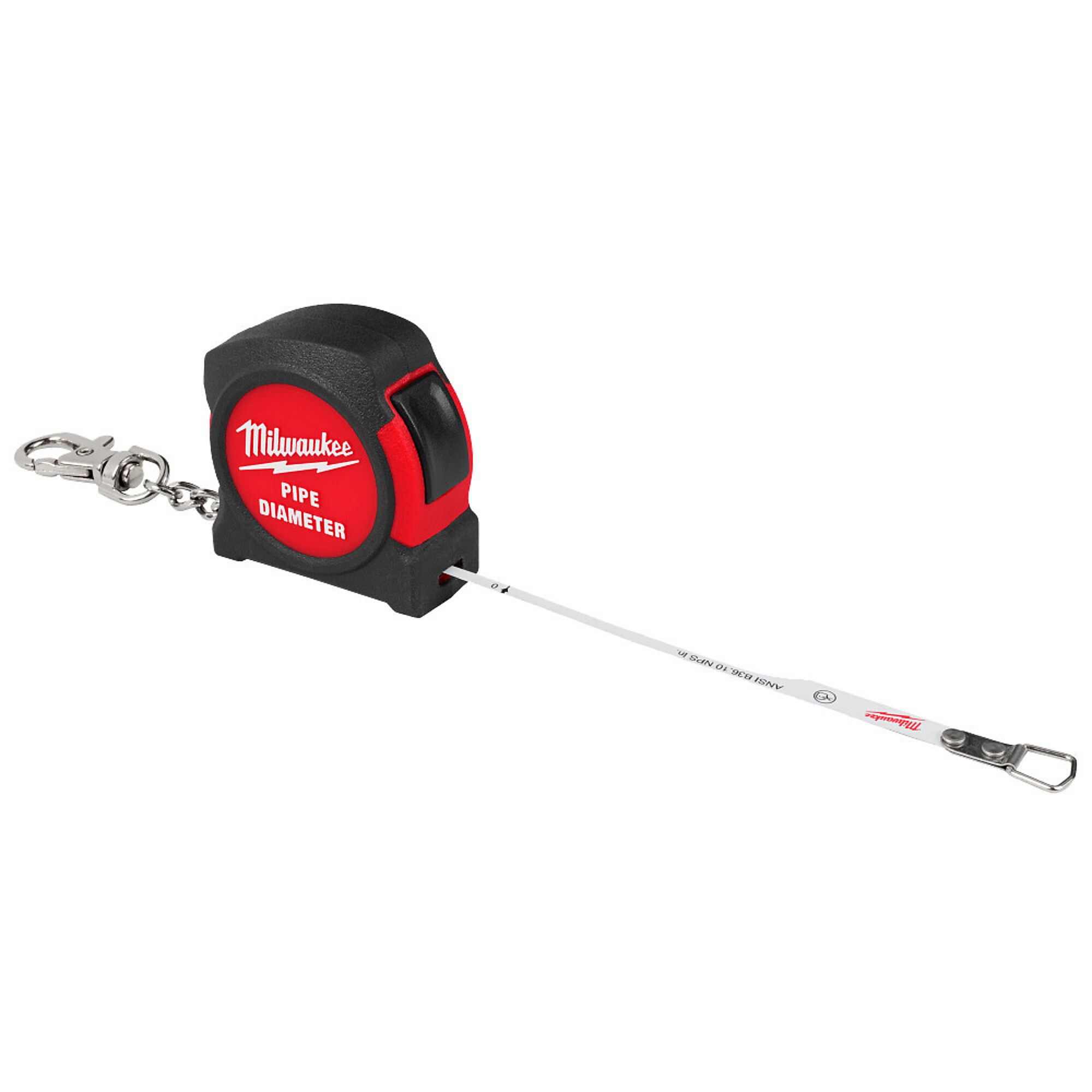 Milwaukee, Pipe Diameter Tape Measure, Length 6.5 ft, Model# 48-22-1006